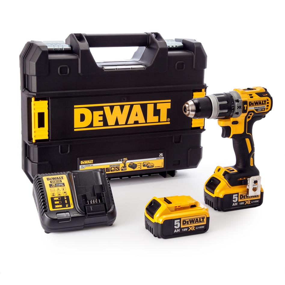 DEWALT DCD796P2-QW DCD796P2 Akku-Schlagbohrschrauber 18V,5Ah,Li-Ion