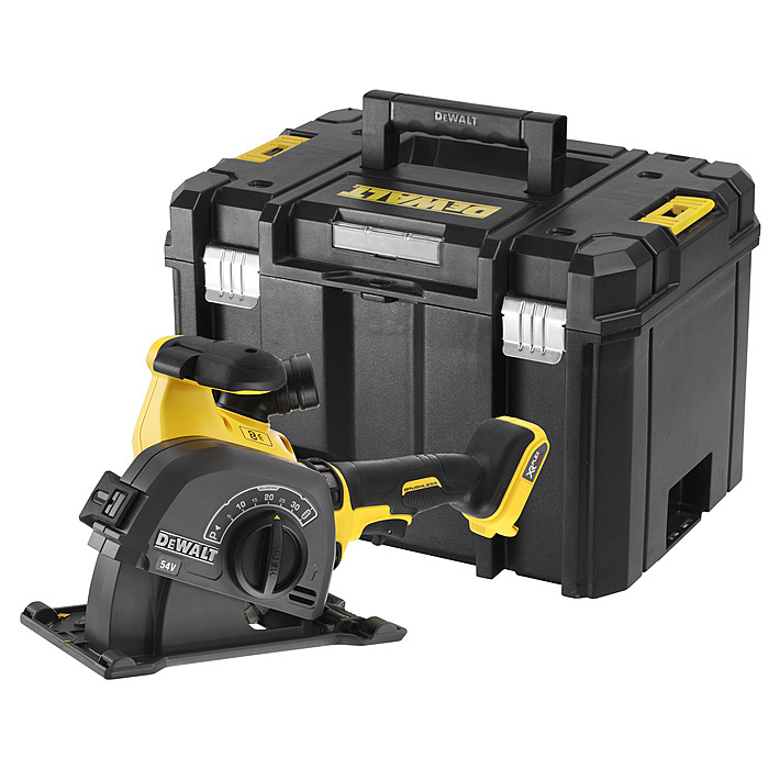 DeWALT DCG200NT-XJ Akku-Mauernutfräse Flexvolt 54 Ohne Akku oder Ladegerät 0-32 mm