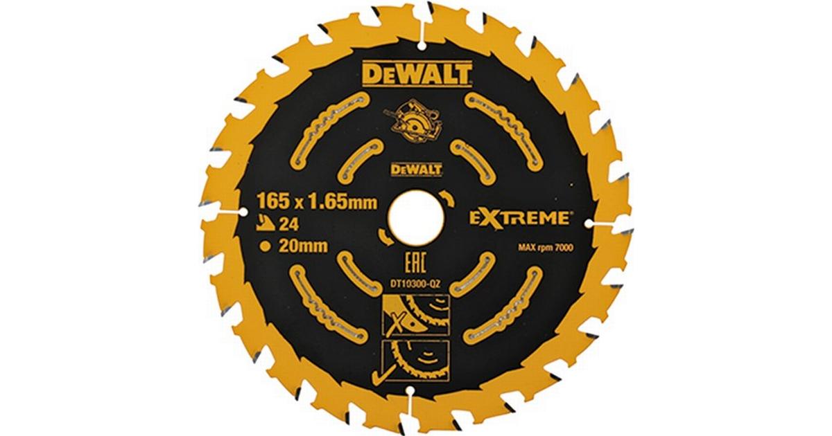 DeWALT Zubehör DT10397-QZ 3 x Kreissägeblatt 165 x 20 mm 24T ATB 5°