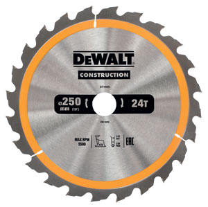 DeWALT Zubehör DT1956-QZ Kreissägeblatt stationär 250/30 mm 24WZ