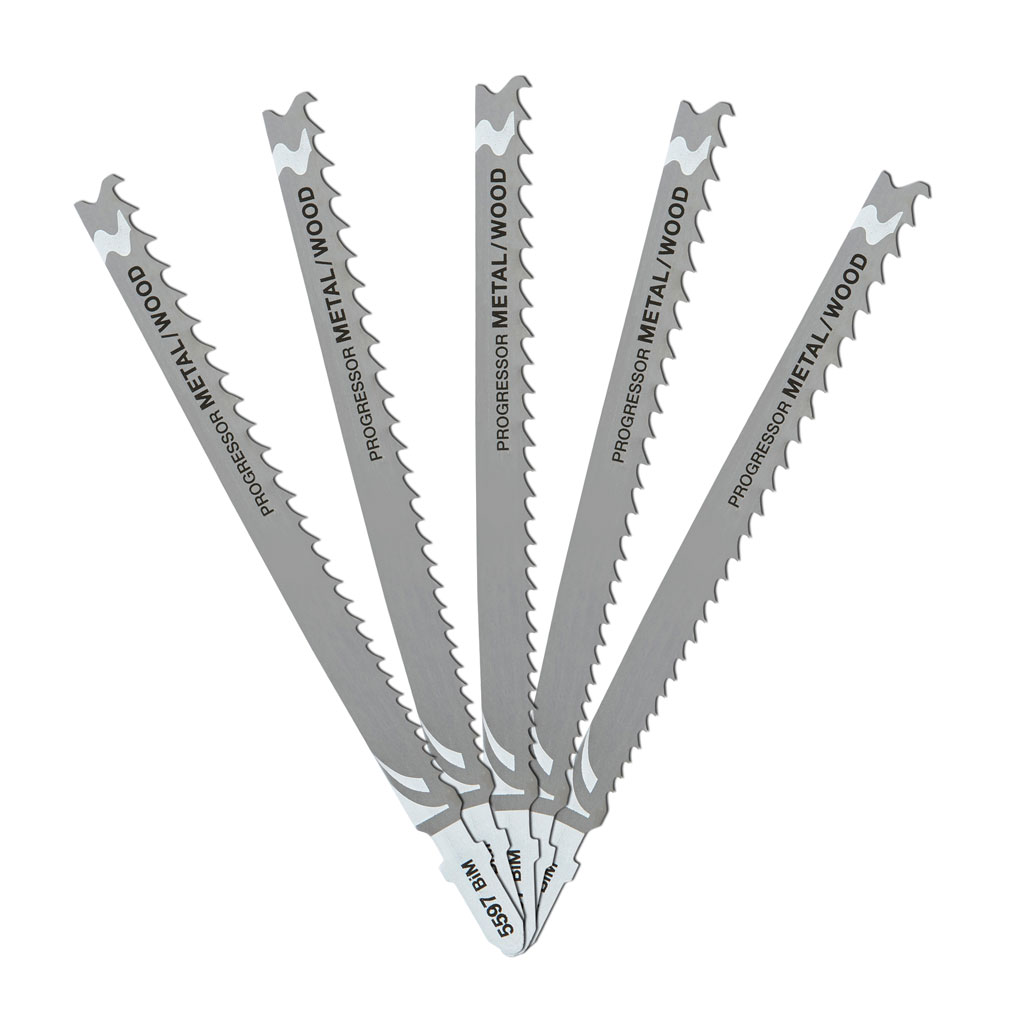 DeWalt Zubehör DT2059-QZ Stichsägeblatt Bi-Metall & Holz 132 x 2.4 x 65 mm (T345XF) 5 Stück