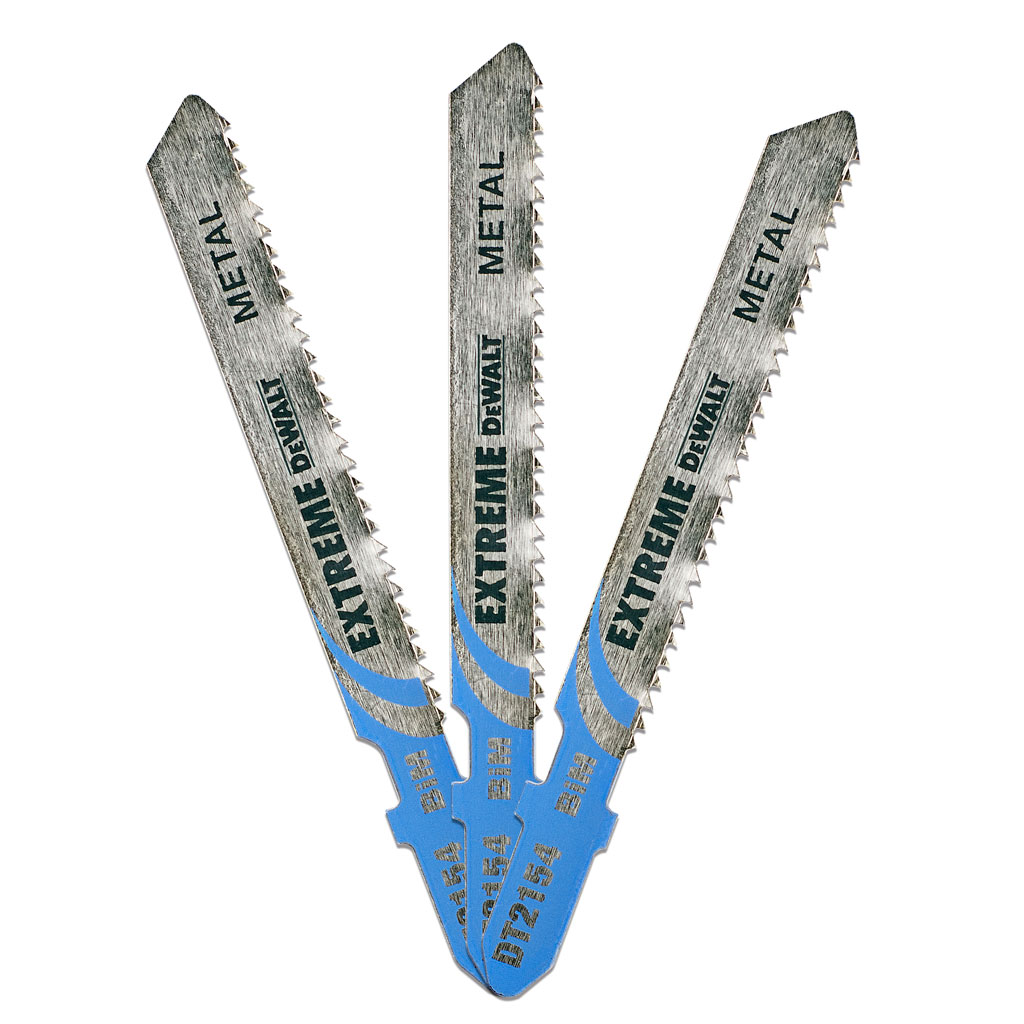 DeWalt Zubehör DT2154-QZ Stichsägeblatt Bi-Metall 86.5 x 1.7 x 9 mm (T118BF) 3 Stück