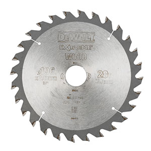 DeWALT Zubehör DT4033-QZ Kreissägeblatt 190 x 30 mm 28T ATB 10°