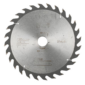 DeWALT Zubehör DT4036-QZ Kreissägeblatt 235 x 30 mm 28T ATB 25°