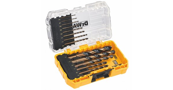 DeWalt Zubehör DT70727-QZ DT70727 Bohrer Set 14-Teilig Black and Gold