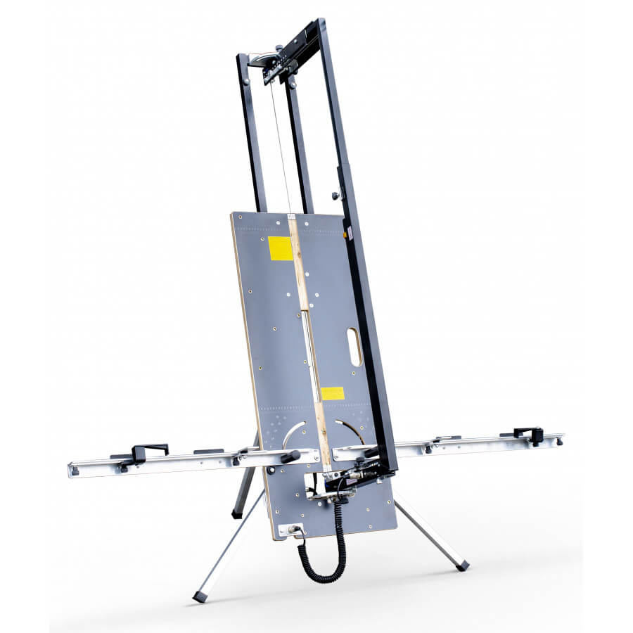 Edma 26-367155 Zusammenklappbarer Styropor-Schneidetisch 810–1400 mm