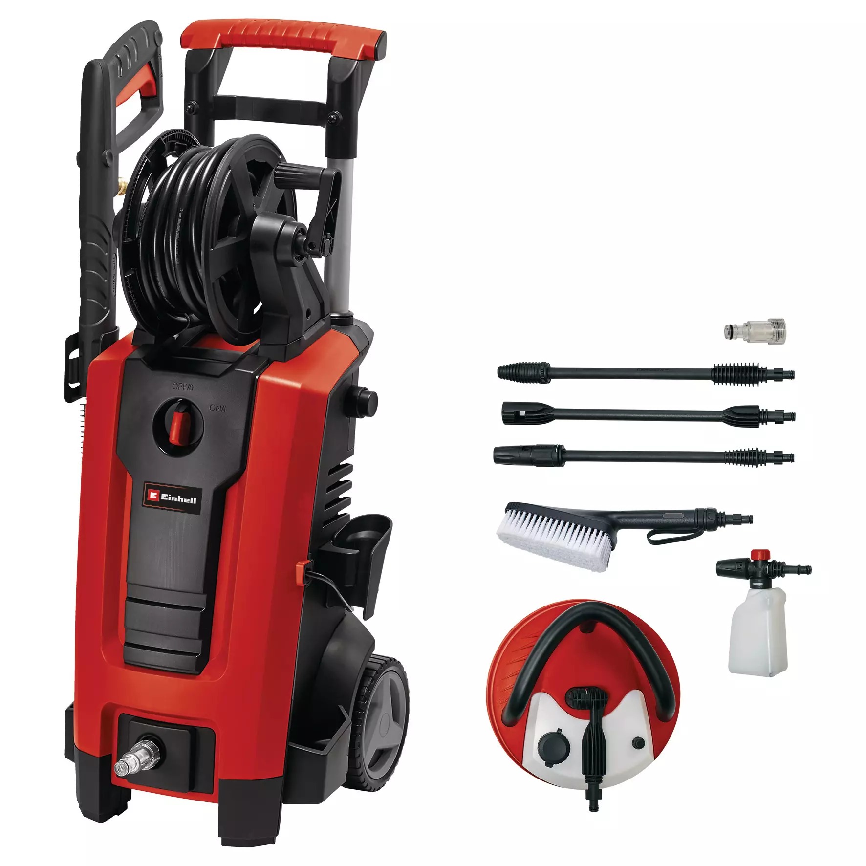 Einhell 4140770 Hochdruckreiniger TE-HP 170 inkl. Zubehör im Karton