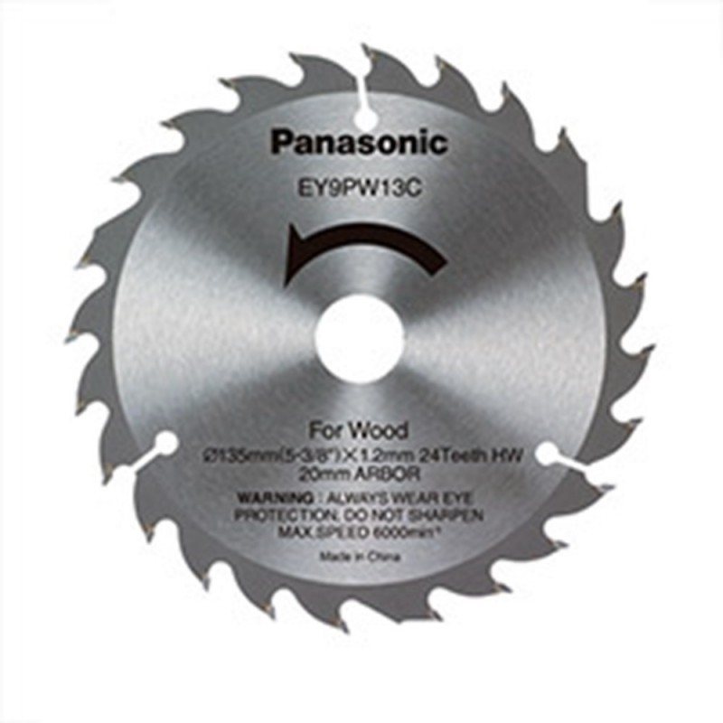 Panasonic Zubehör EY9PW13C Holzsägeblatt  135 x 1.2 mm, 30T