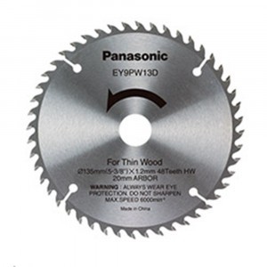 Panasonic Zubehör EY9PW13D Holzsägeblatt Holz 135 x 1.2 mm, 48T