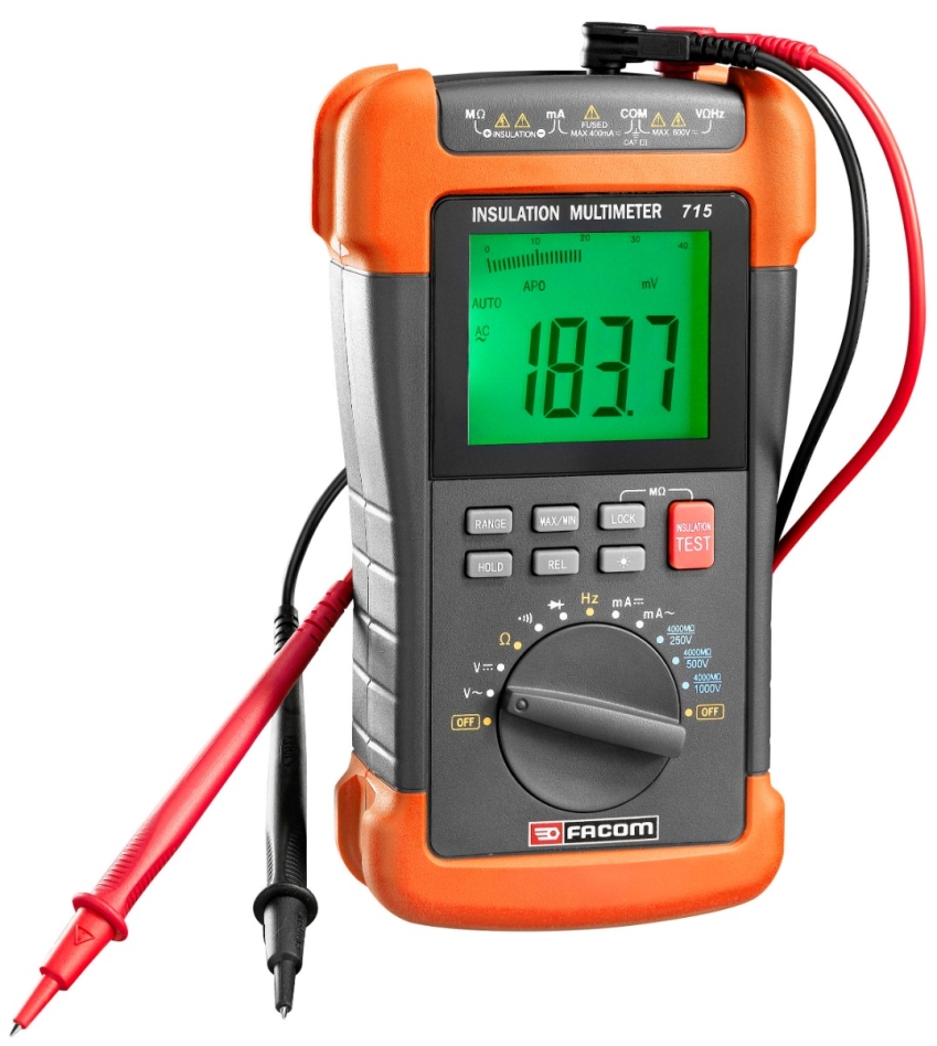 Facom 715PB Multimeter Isolationswiderstandsmessgerät