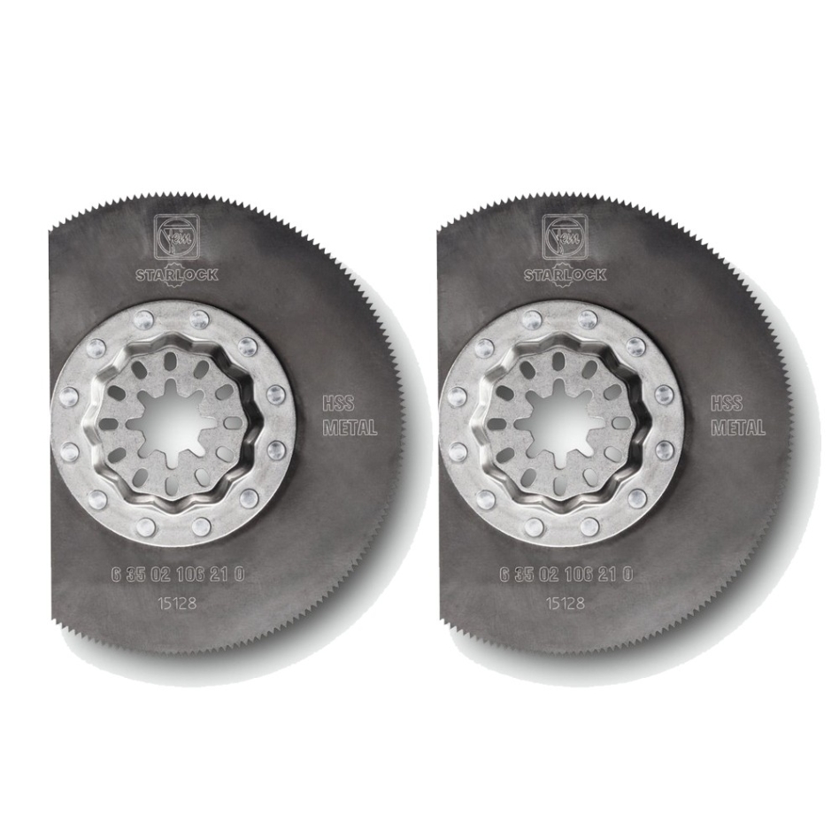 Fein Zubehör 63502106220 Segmentsägeblatt HSS 85mm SL für Fein FMM Multimaster 2 Stück
