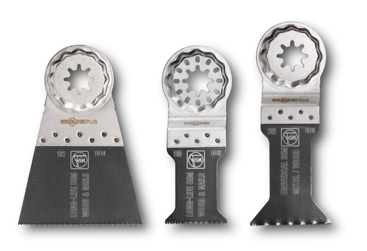 Fein Zubehör 35222952030 E-Cut Sägeblatt Combo Einstecksägeblatt-Set Starlock Plus 3-teilig