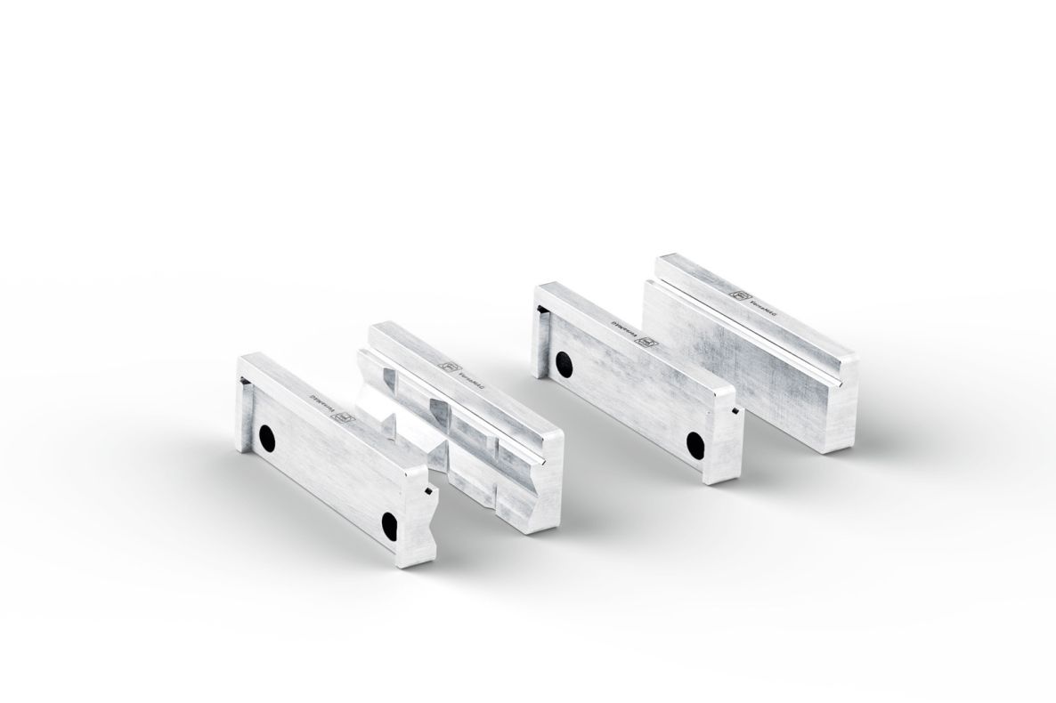 Fein Zubehör 90701010010 Schutzfutterset (P) Prisma und (B) Rohling 110 mm Aluminium (Fein VersaMAG)