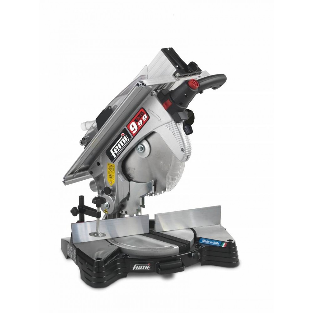 Femi 8436043 999 EVO Abläng-/Gehrungssäge mit Aufsatztisch 1700W 230V