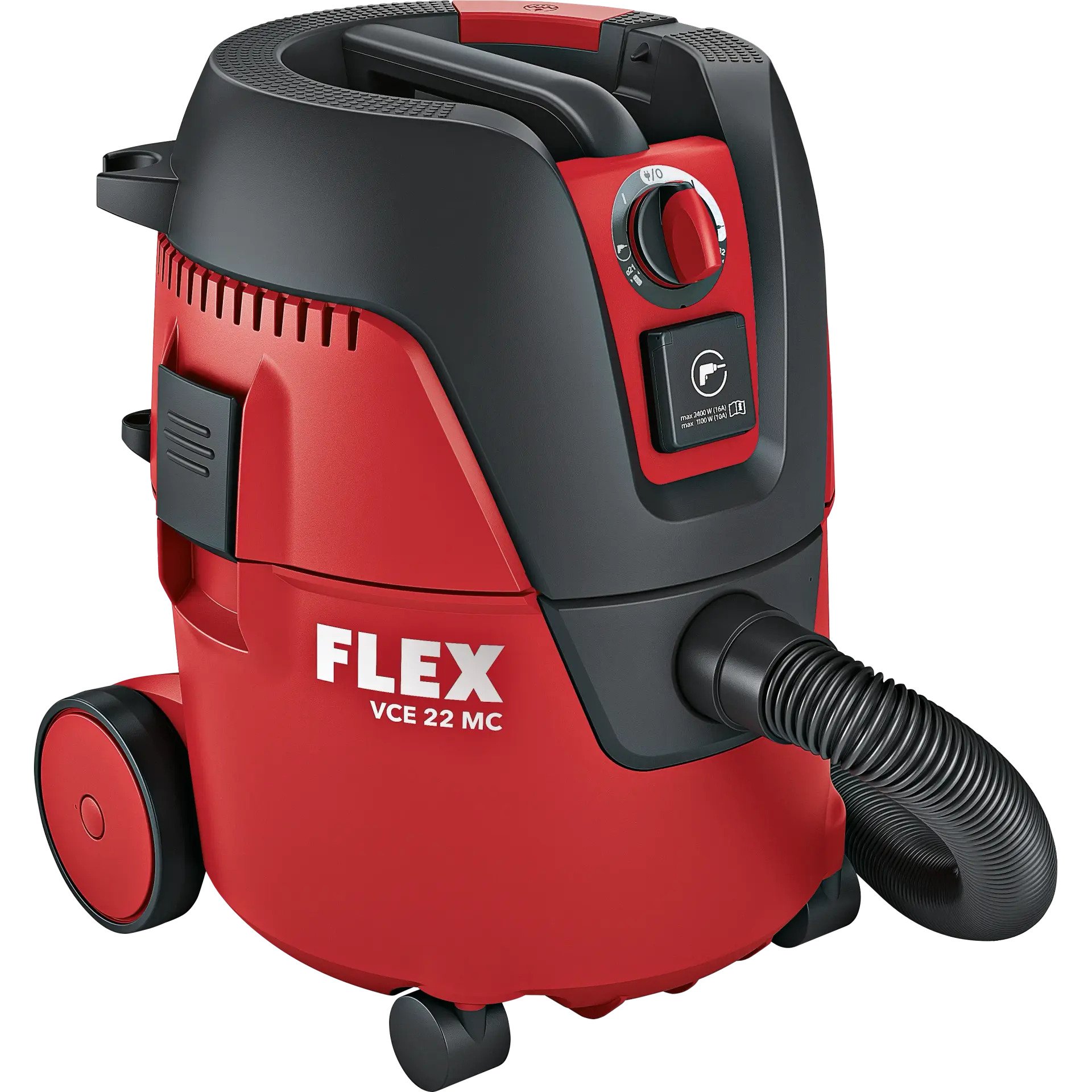 Flex-tools 530920 VCE 22 M MC V Sicherheitssauger mit manueller Filterreinigung, 20 l, Klasse M