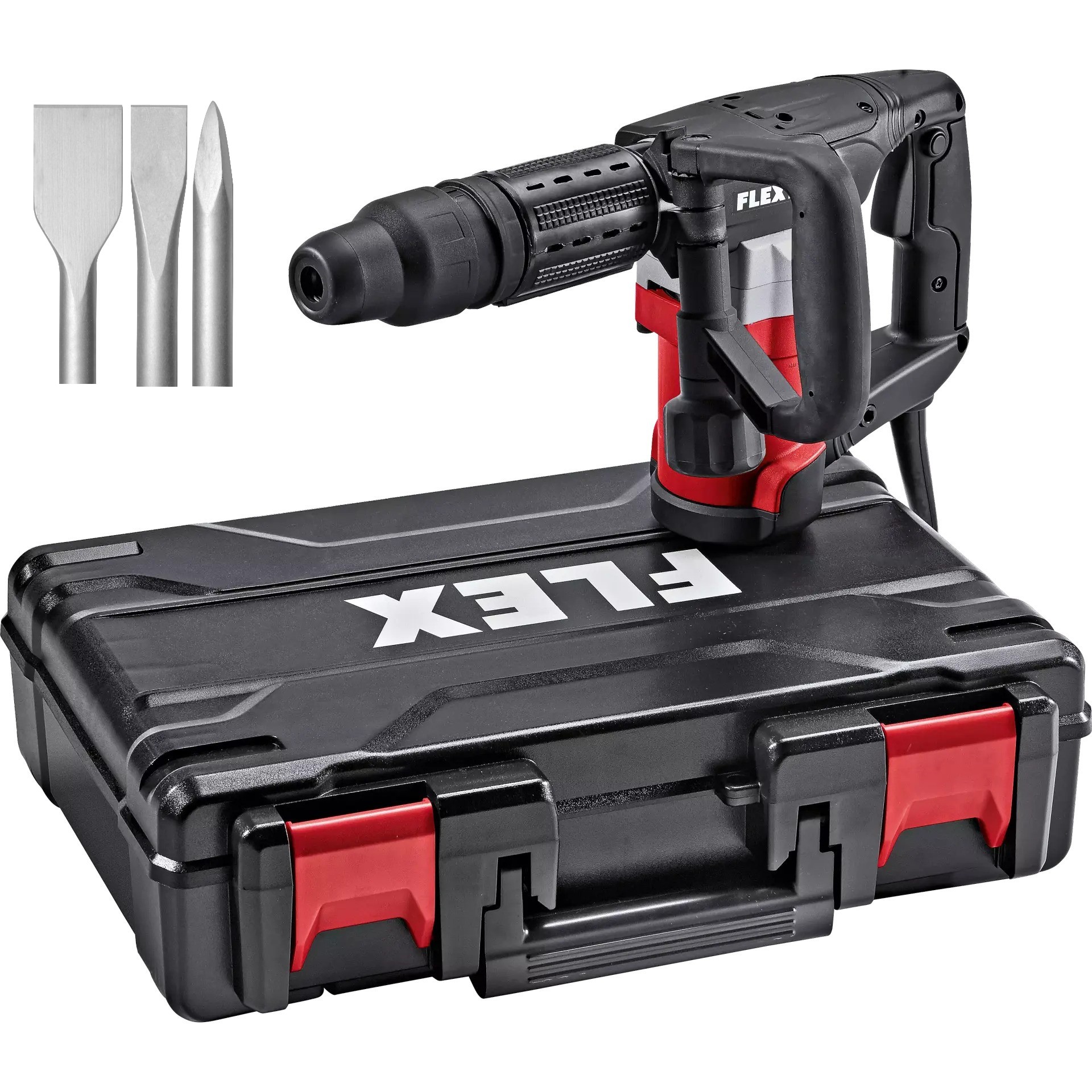 Flex-tools 534507 DH5 Aufbrechhammer SDS-max + 3-teiliger Meißelsatz