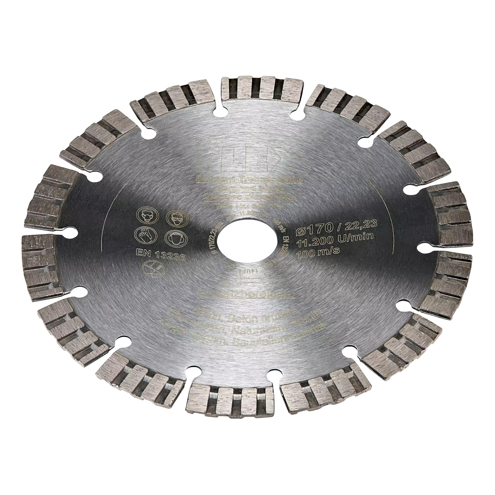 Flex-tools Zubehör 535666 D-TCS S 170x22,2 Diamantsägeblatt