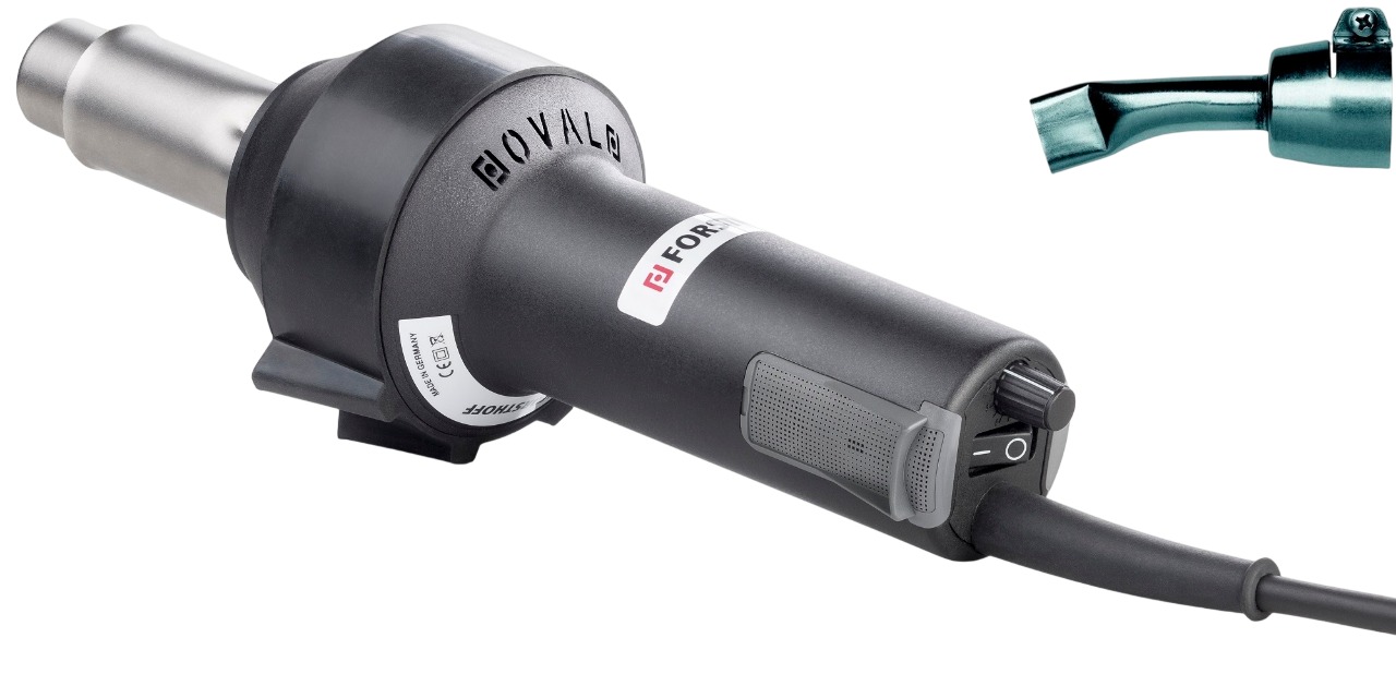 Forsthoff 1052-OV Oval-Q 1500W 230V Heißluftpistole mit Düse 20mm