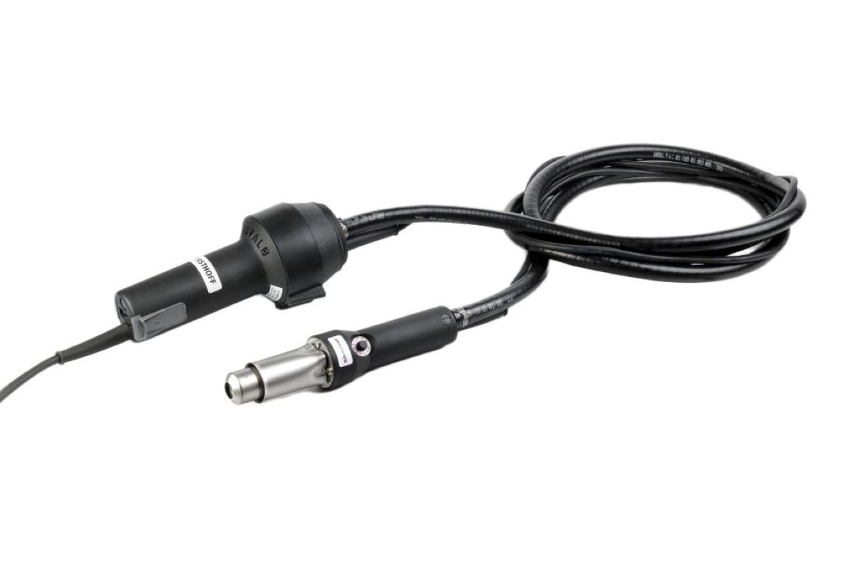 Forsthoff 102422-OV Schweissgerät MINI-elektronic 1500 W 230 V mit Oval-HB mit Düsengewinde M10 3 m Schlauch und Kabel