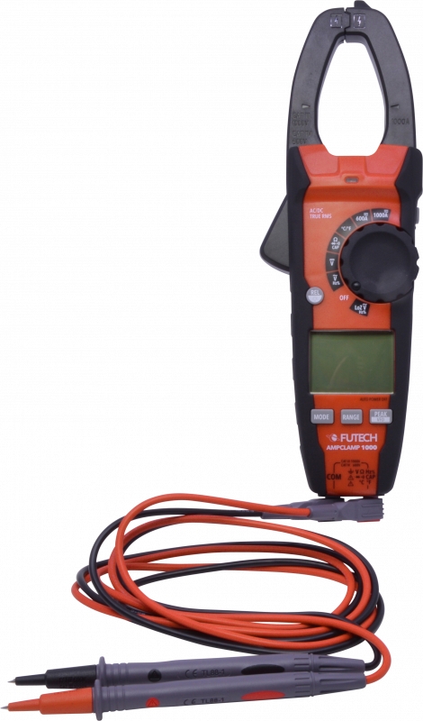 Futech 431.000 Ampclamp 1000 Digitalmultimeter mit Stromzange