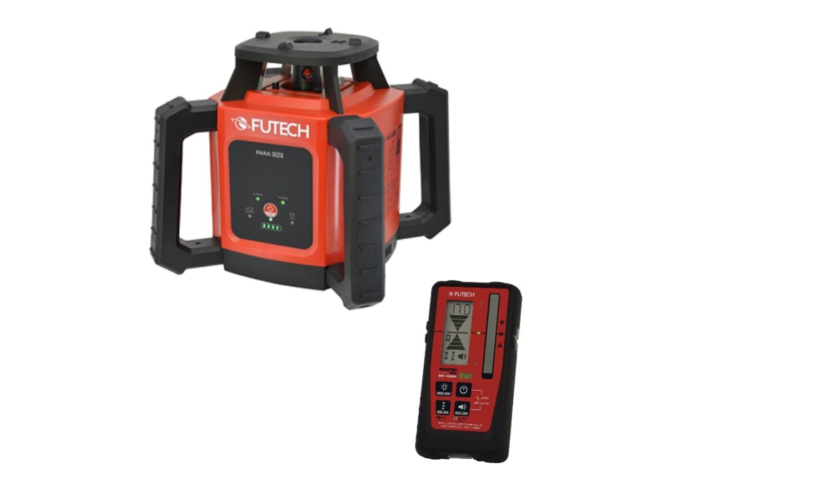 Futech 052.01R.4M Para ONE Roter Rotationslaser + Empfänger Quatro MM