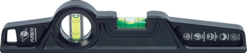 Futech 845.025 Torpedolin-Wasserwaage mit V-Rille 25cm