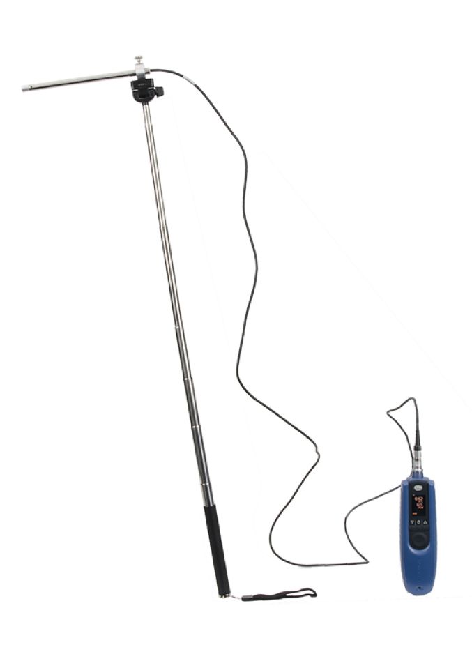 GANN 30012121 HYDROMETTE BL LG 17 Luftgeschwindigkeitsmessgerät mit Elektrode LG-25 BL, Teleskopgriff im Tragekoffer BK LG