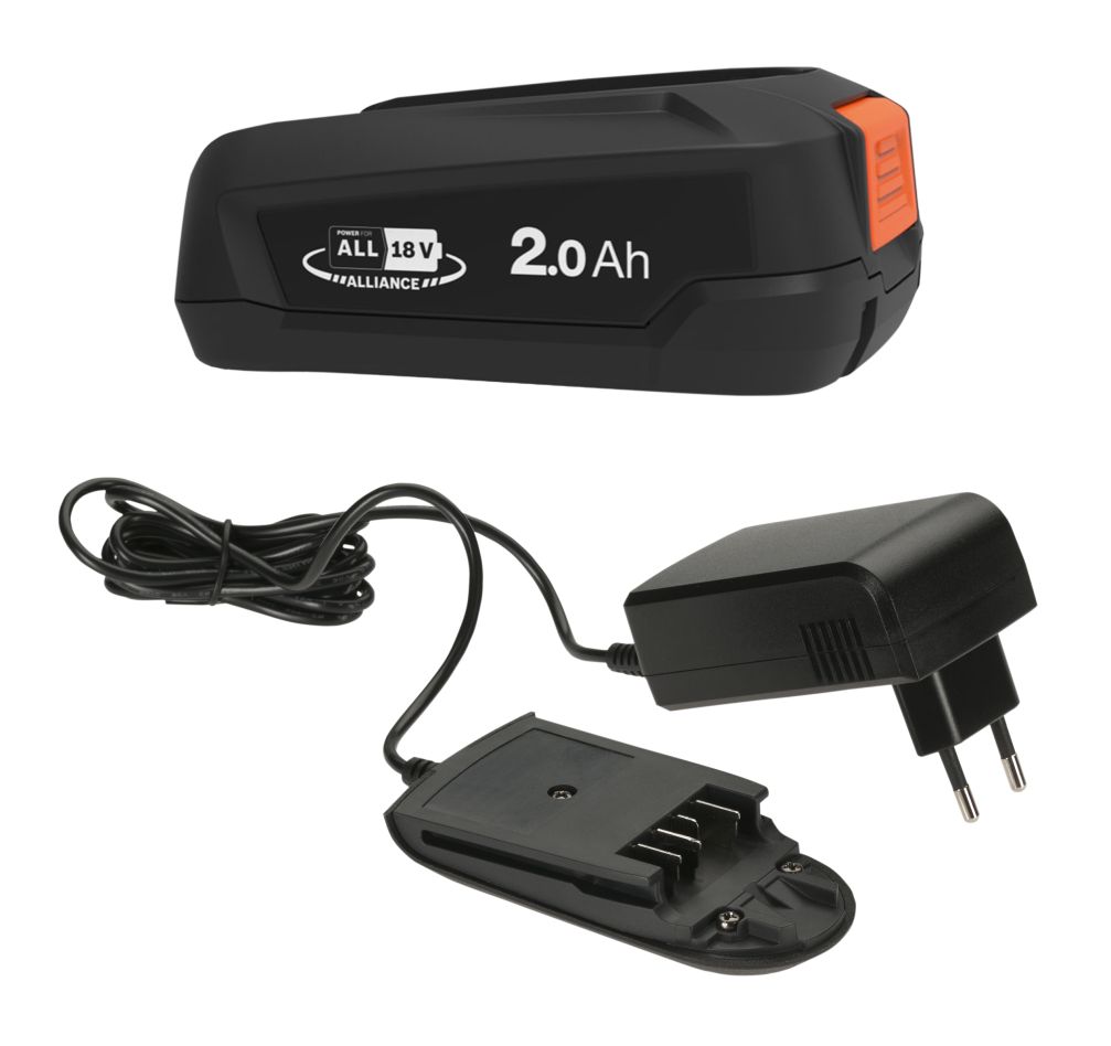 Gardena 14916-20 Batterie-Starter-Set P4A Systembatterie PBA 18V/36 2.0Ah + Ladegerät AL 18V-20 POWER FOR ALL