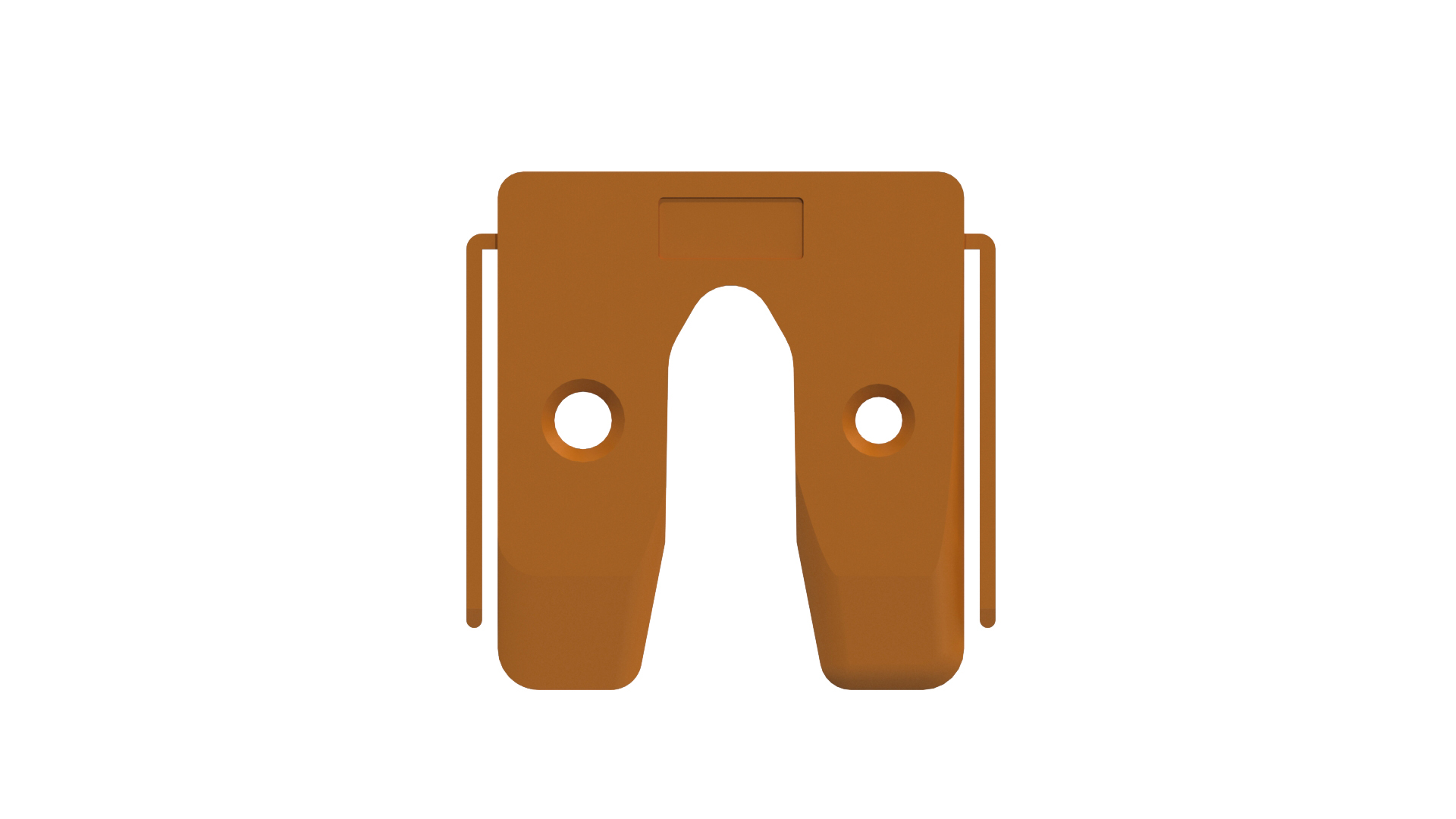 GB 34502.B006 Einlegeplatte mit Stellfüßen orange 2 mm 384 Stück