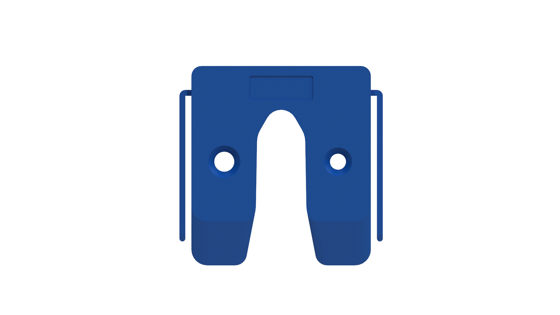 GB 34504.B006 Spachtelplatte mit Stellfüßen blau 4 mm 192 Stück