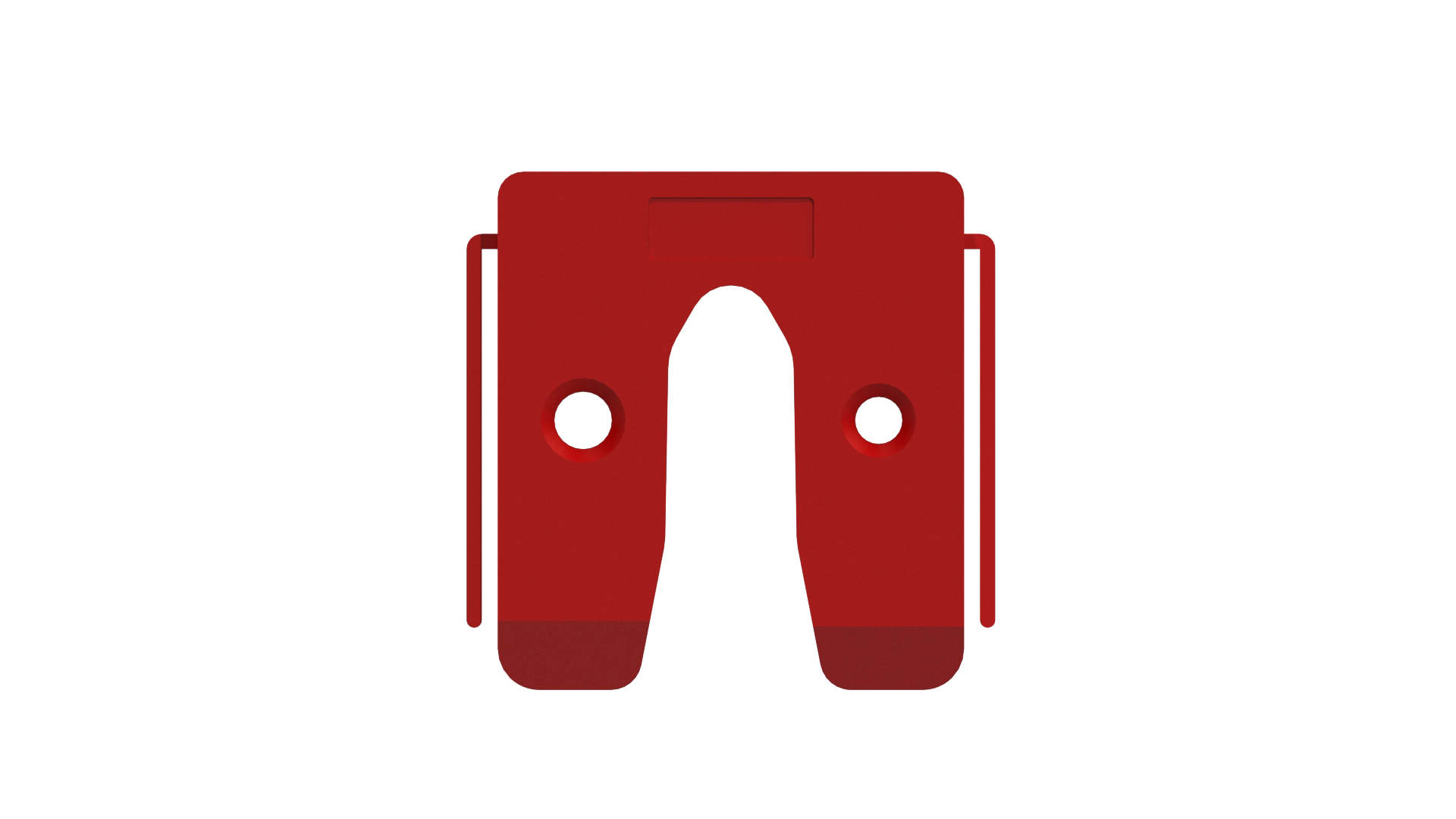 GB 34505.B006 Einfüllplatte rot mit Stellfüßen 156 / BOS