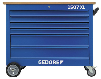 Gedore 3418367 Mobile Werkbank mit Werkzeugsatz NFZ 302-teilig