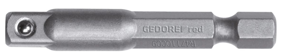 Gedore RED 3300150 R47110009 Adapter 1/4" 4-kt x 1/4" 6-kt. L 50 mm