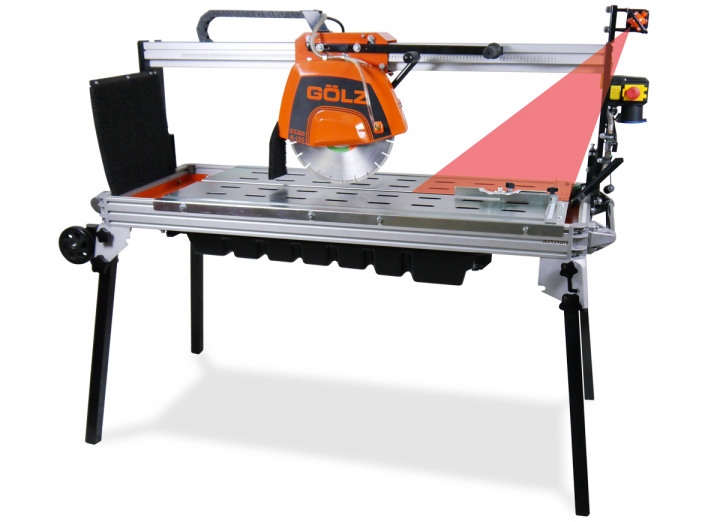 Gölz 02893503100 GS350A-120 Diamant-Sägetisch ALU 1200 mm