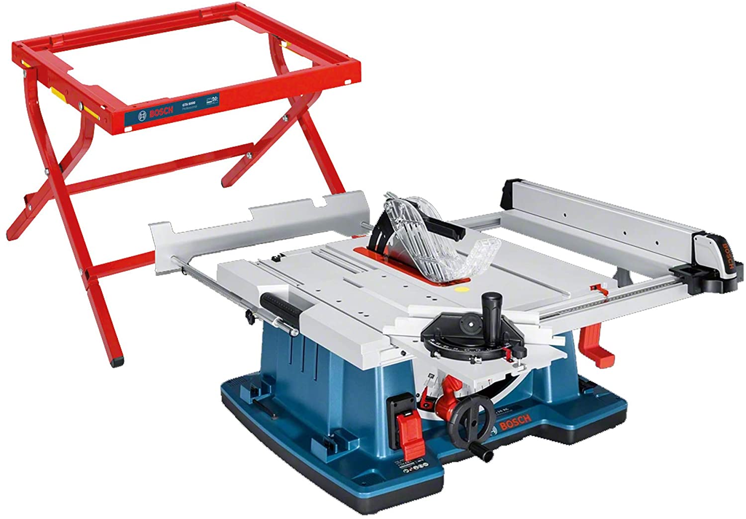 Bosch Blau GTS10XCGTA600 GTS 10 XC Tischsäge + Arbeitstisch GTA6000