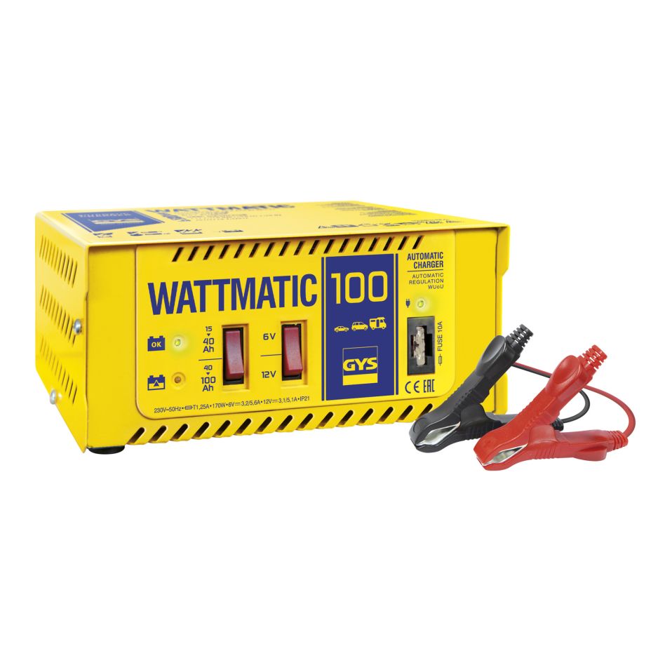 Gys 5192024823 Wattmatic 100 automatisches Batterieladegerät 6V/12V