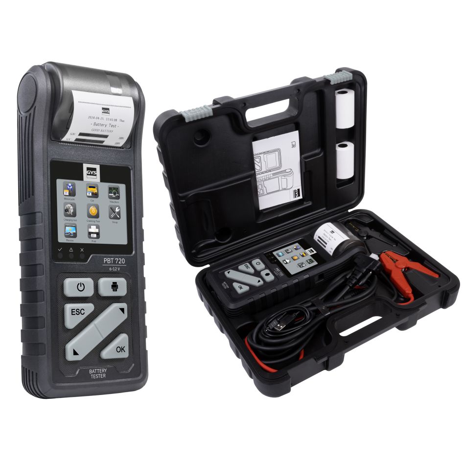 Gys 5192083240 PBT 720 Batterietestgerät mit Drucker