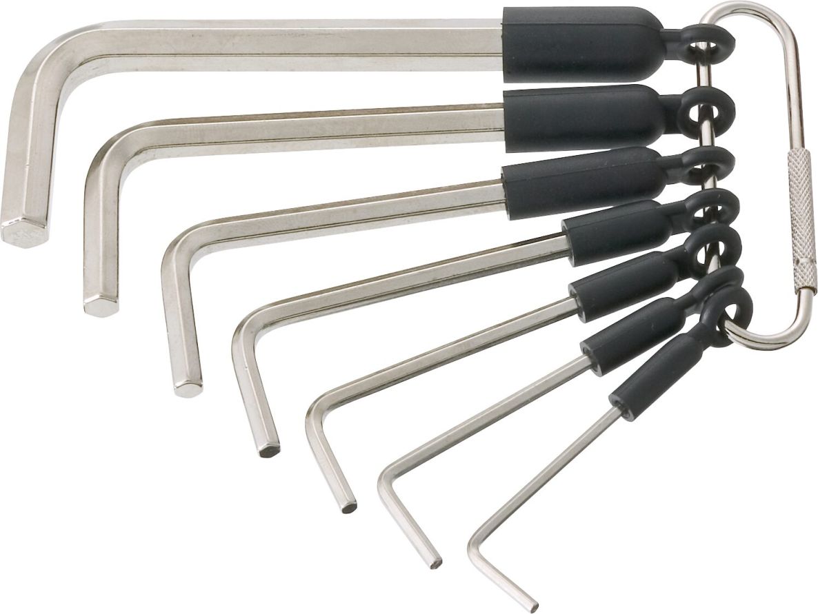 Hazet 2100/7R Winkelschraubendreher-Set mit Innensechskantprofil, 7-teilig