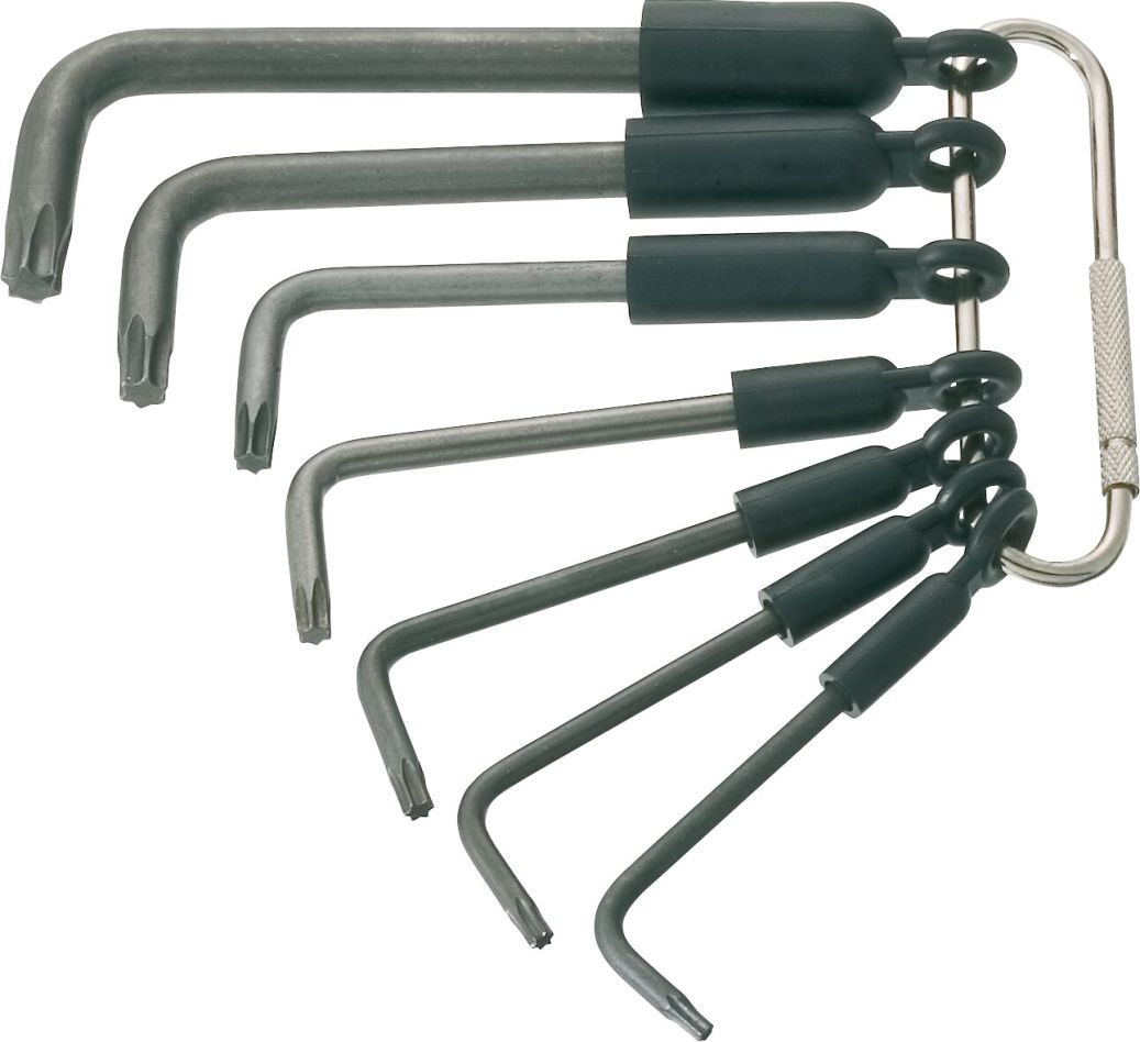 Hazet 2115-T/7R Winkelschraubendreher-Set mit Innen-TORX&reg;-Profil, 7-teilig