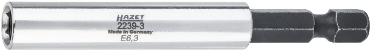 Hazet 2239-3 Adapter 1/4" Sechskant massiv &ndash; 1/4" Sechskant hohl, L&auml;nge 75 mm