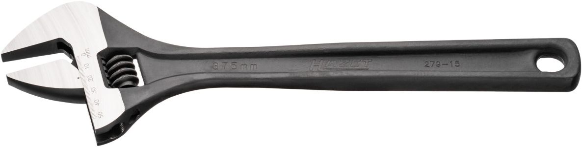 Hazet 279-15 Einstellbarer Einsteckschl&uuml;ssel, Au&szlig;enprofil Sechskant, Spannbereich 51 mm