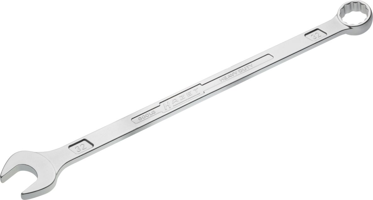 Hazet 600LG-32 Ring-Steckschlüssel, extra lang, schlanke Ausführung, Außenprofil mit Zwölfkant SW 32 mm