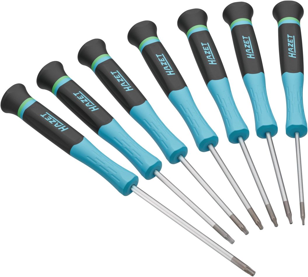 Hazet 811EL-T/7 Elektronik-Schraubendreher mit Innen-TORX&reg;-Profil, 7-teilig