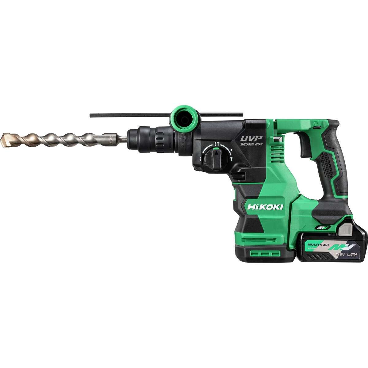 Hikoki DH3628DCWEZ Akku-Bohr- und Abbruchhammer SDS-Plus 3,2 J, 36 V, 2,5 Ah/18 V, 5,0 Ah Akkus und Ladegerät im HSC IV-Koffer