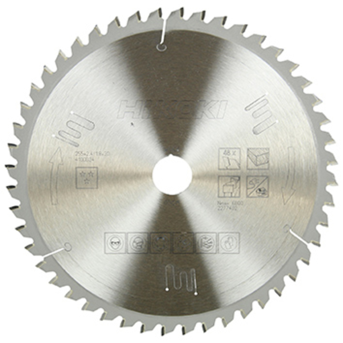 HiKOKI Zubehör 4100024 Sägeblatt TCT 255x30x1,8 48T extra dünn für Holz