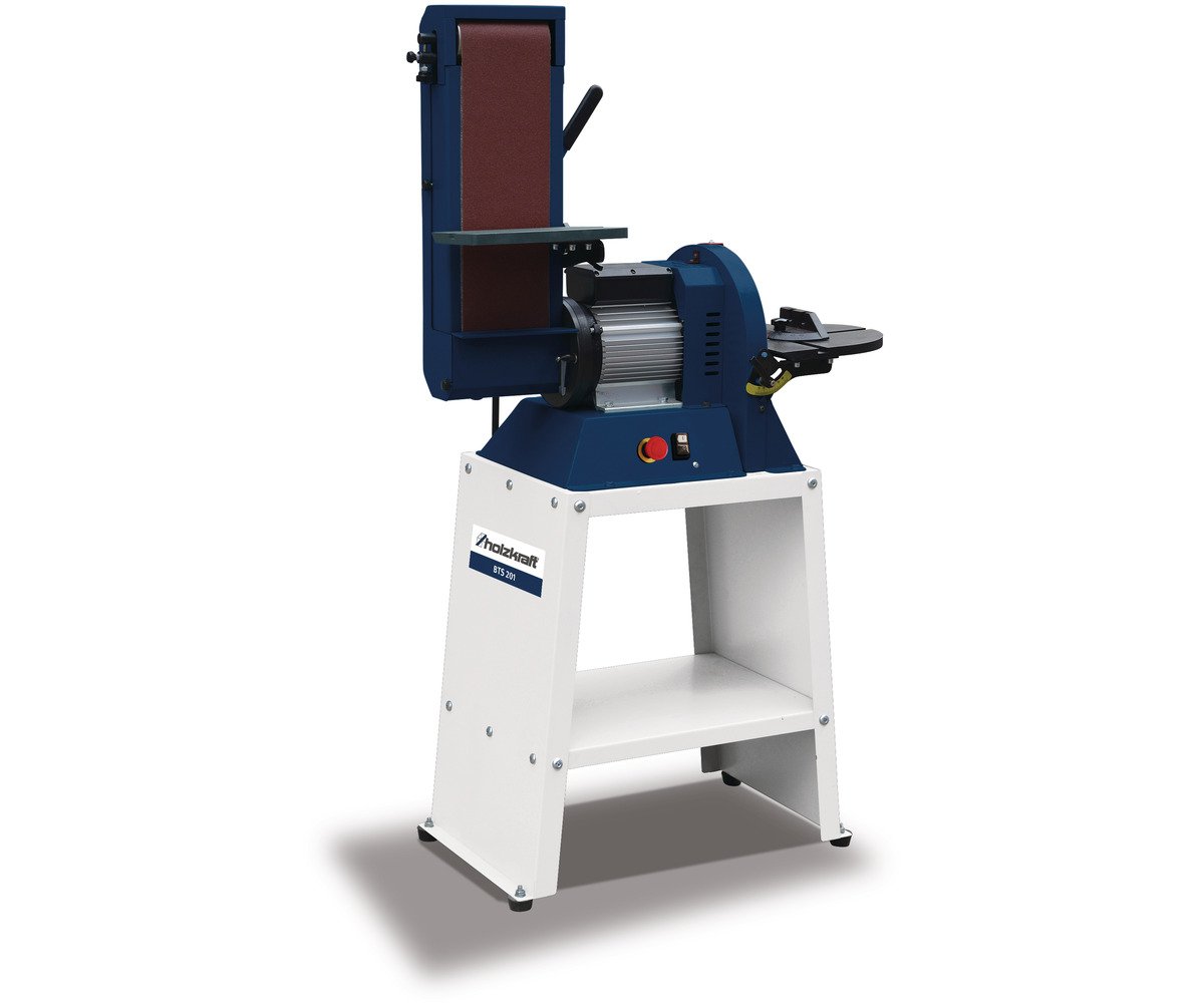 Holzkraft 715903201 BTS 201 Band- und Tellerschleifmaschine &ndash; professionelle Kombischleifmaschine &ndash; 305 mm Schleifteller & 1220 mm Schleifband