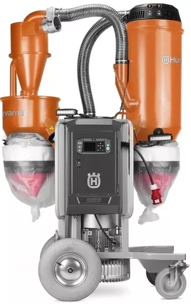 Husqvarna 967839911 HTC D60 Staub- und Schlammsauger 5,5kW 400V 440m3/h mit Fernbedienung