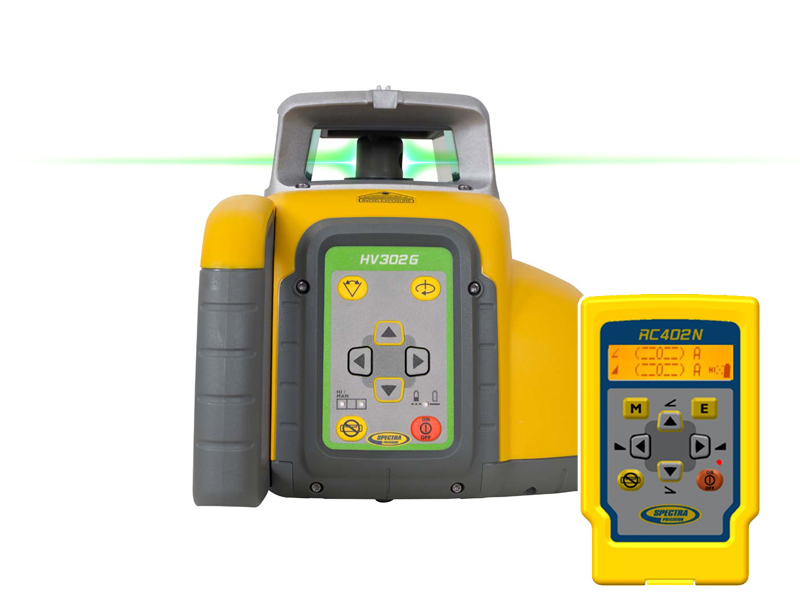 Spectra Physics 601350 HV302G Vielseitiger Horizontal- / Vertikallaser mit grünem Strahl + HR150U Empfänger