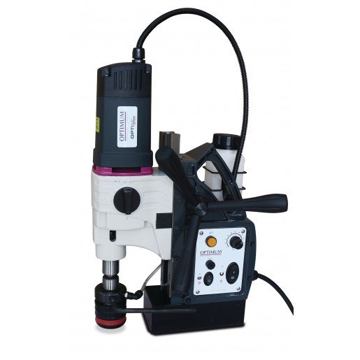 Optimum 713071236 DM36VT Magnetbohrer, variable Drehzahl / Gewindebohrfunktion ø 36 x 35 mm OptiDrill