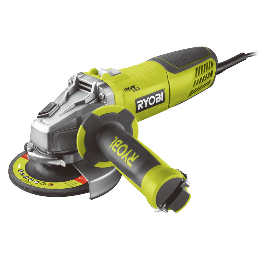 Ryobi 5133002495 RAG950-125S Winkelschleifer 125 mm 950 Watt